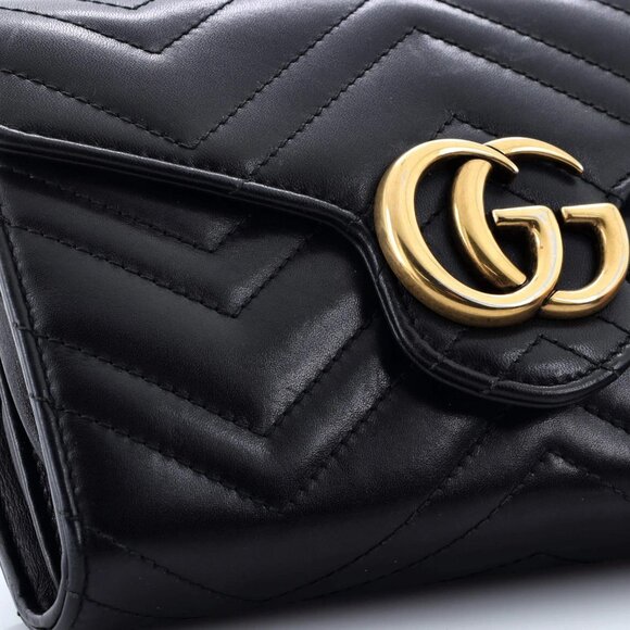 Gucci GG Marmont Chain Wallet Matelasse Leather Mini reb-735-091825 - Picture 5 of 7